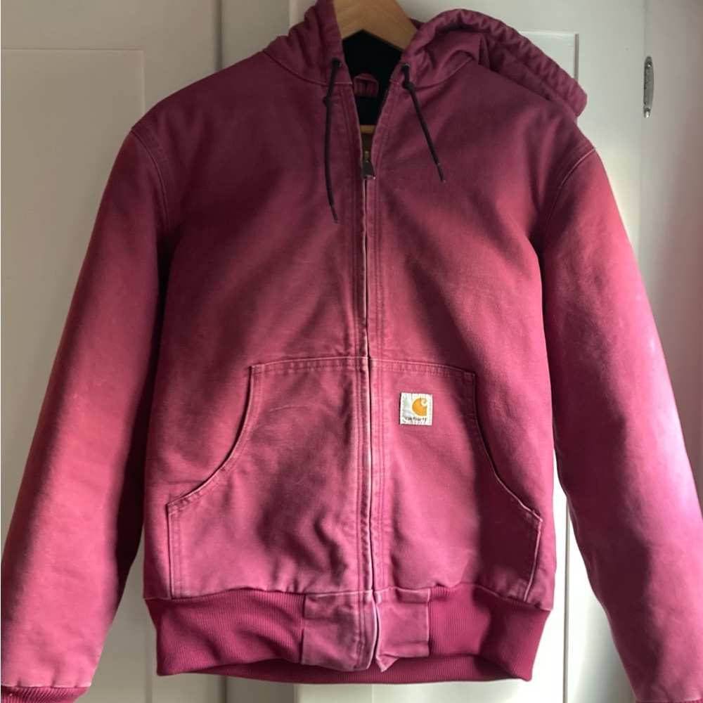 Carhartt women’s hooded sandstone jacket XS